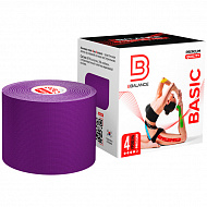 Кинезио тейп Bio Balance Tape Premium Quality 5см х 5м фиолетовый.