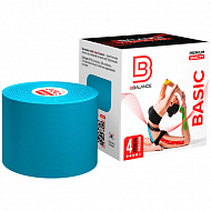 Кинезио тейп Bio Balance Tape Premium Quality 5см х 5м голубой.