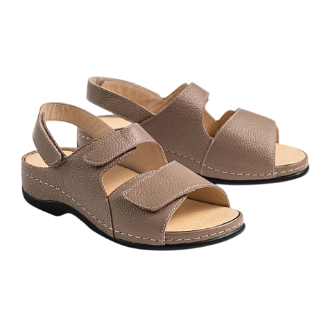 Сандалии ортопедические Dr. Thomas женские DTD-005-К кофе. Изображение 3 из 6